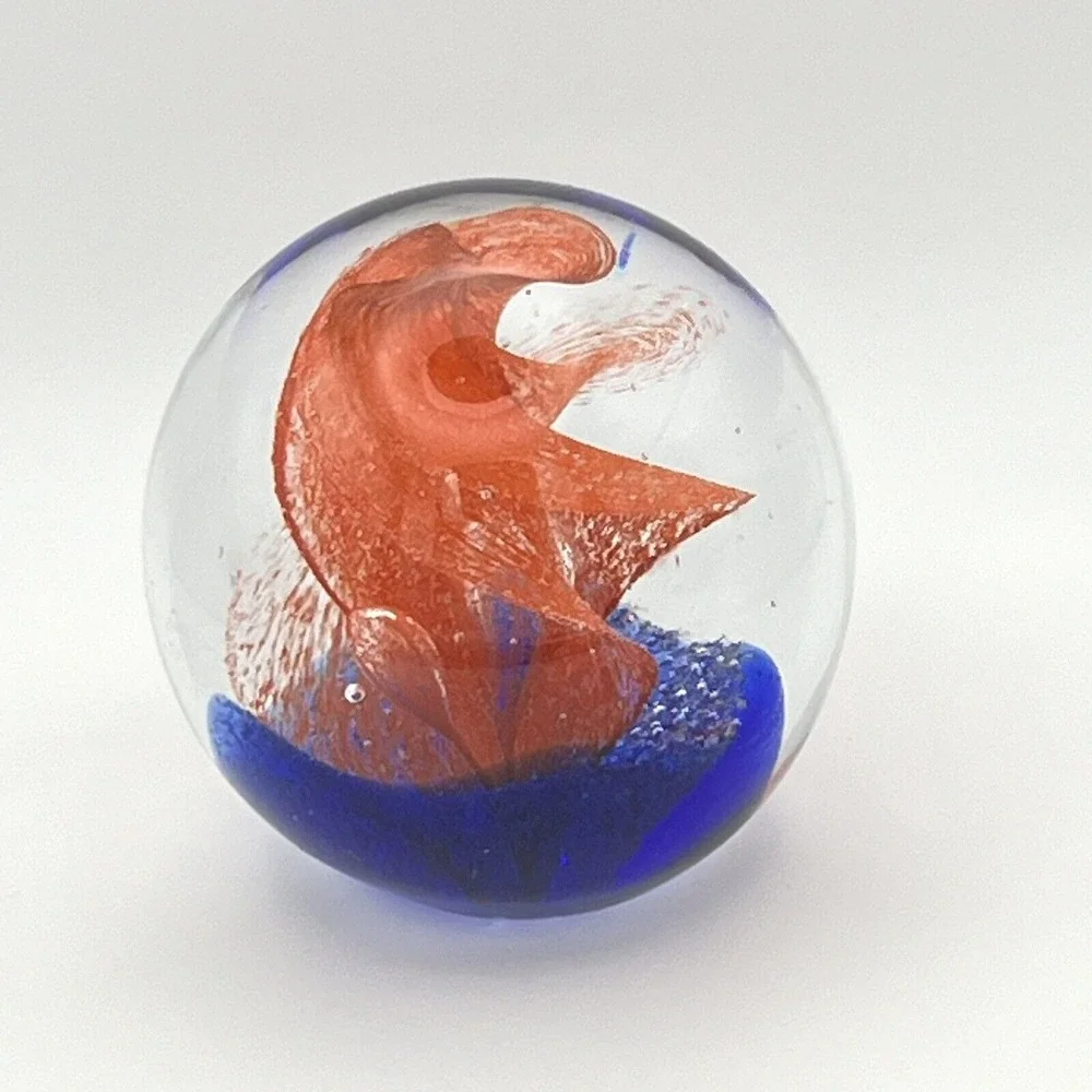N/A glass paperweight